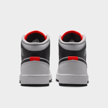 Jordan 1 Mid GS Summit White / Black - Infrared 23