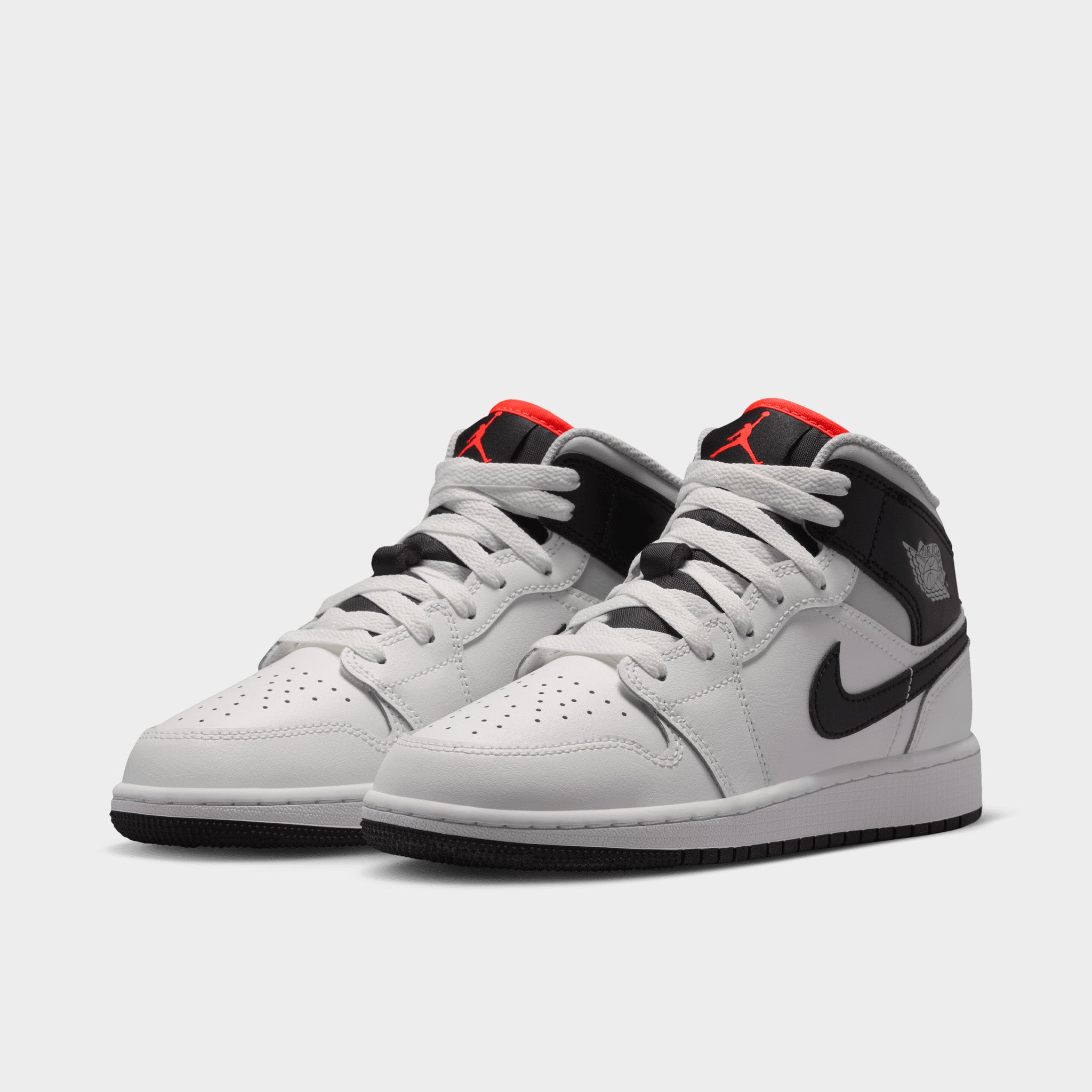 Jordan 1 Mid GS Summit White / Black - Infrared 23 – JD Sports