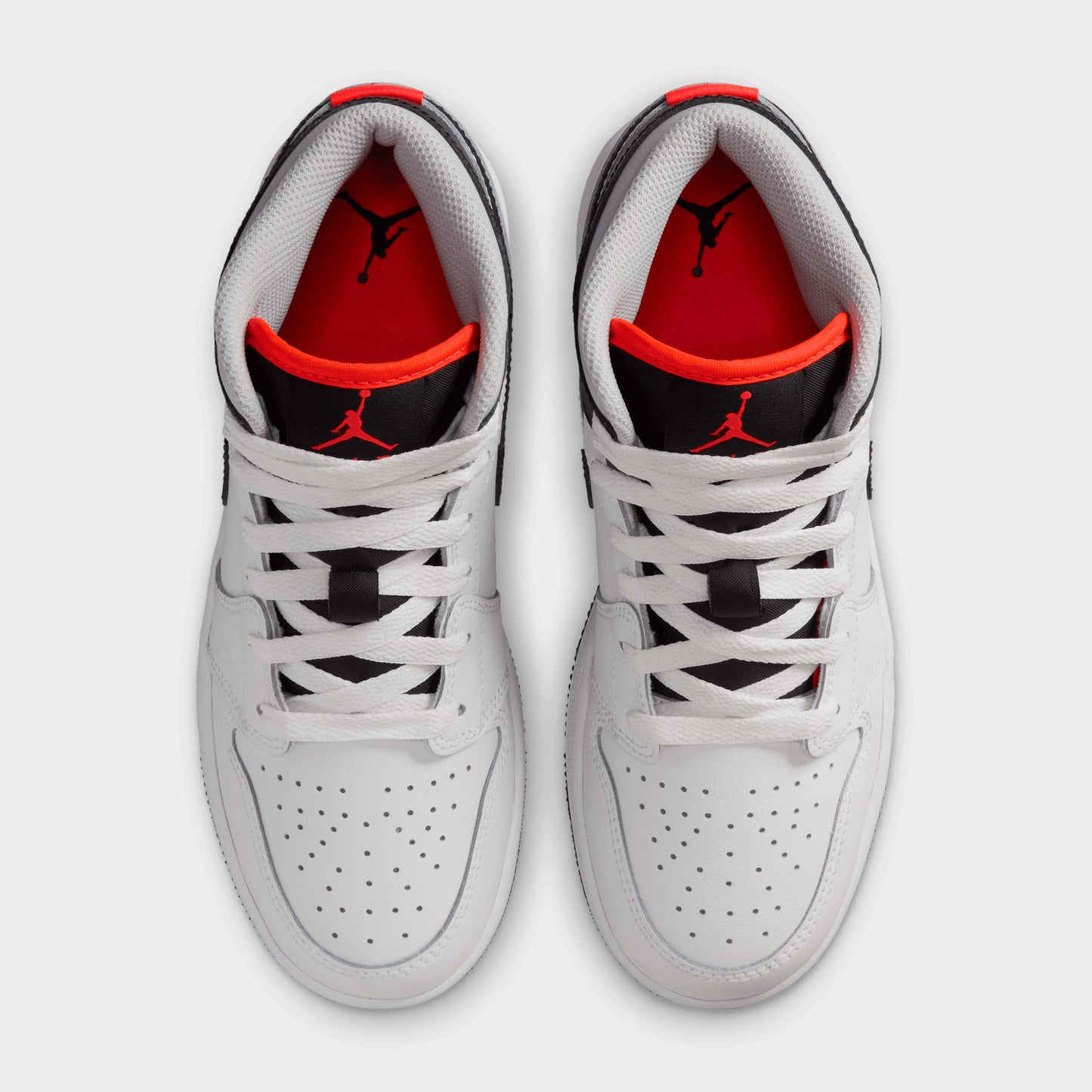Jordan 1 Mid GS Summit White / Black - Infrared 23