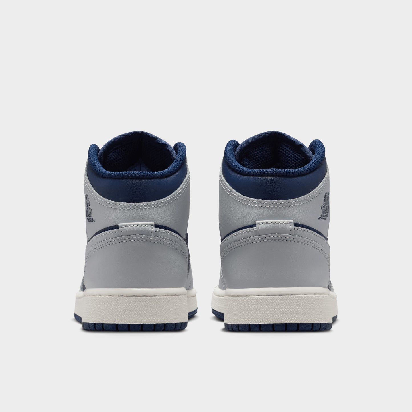 Jordan 1 Mid GS Blue Void / Pure Platinum - Summit White