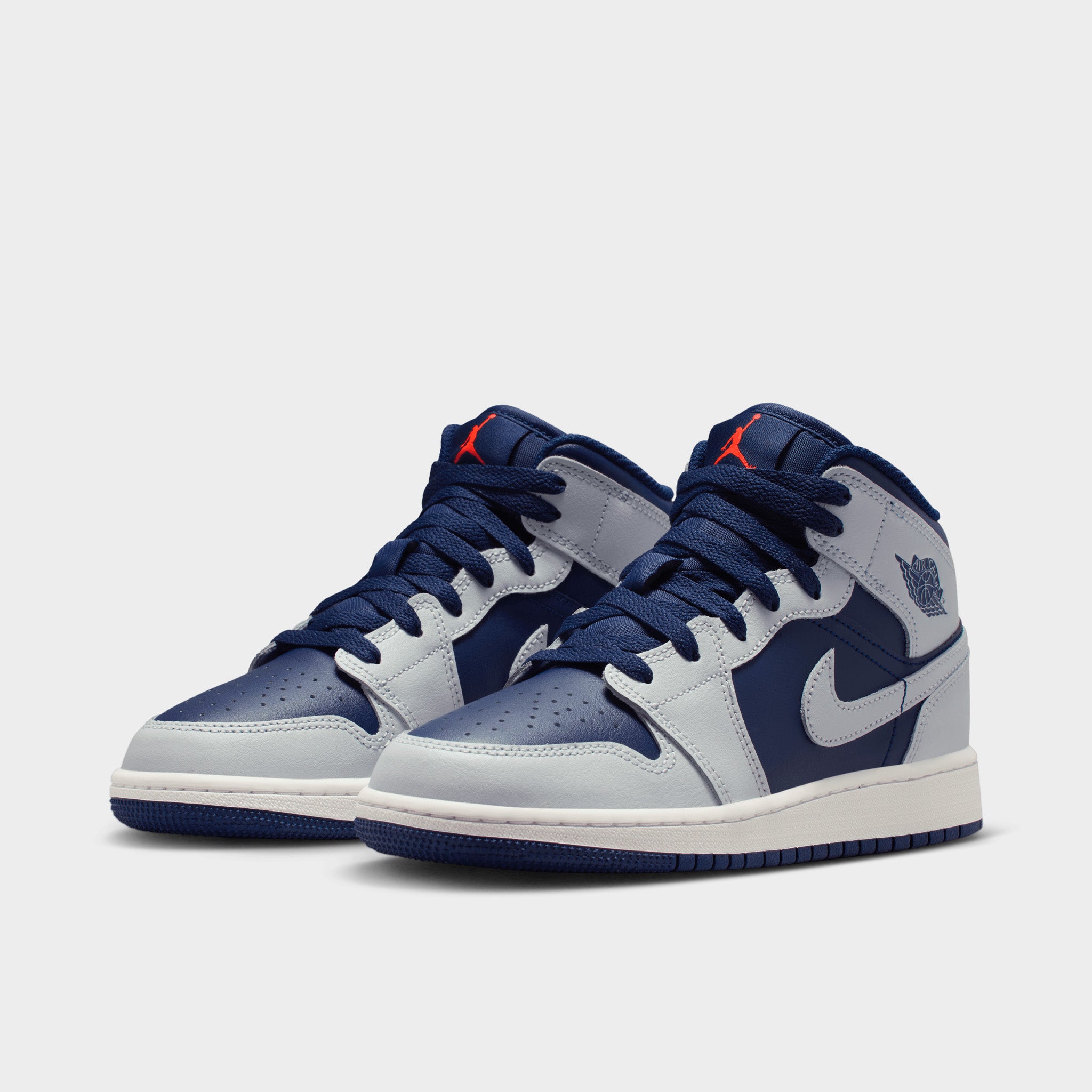 Jordan 1 Mid GS Blue Void / Pure Platinum - Summit White – JD Sports