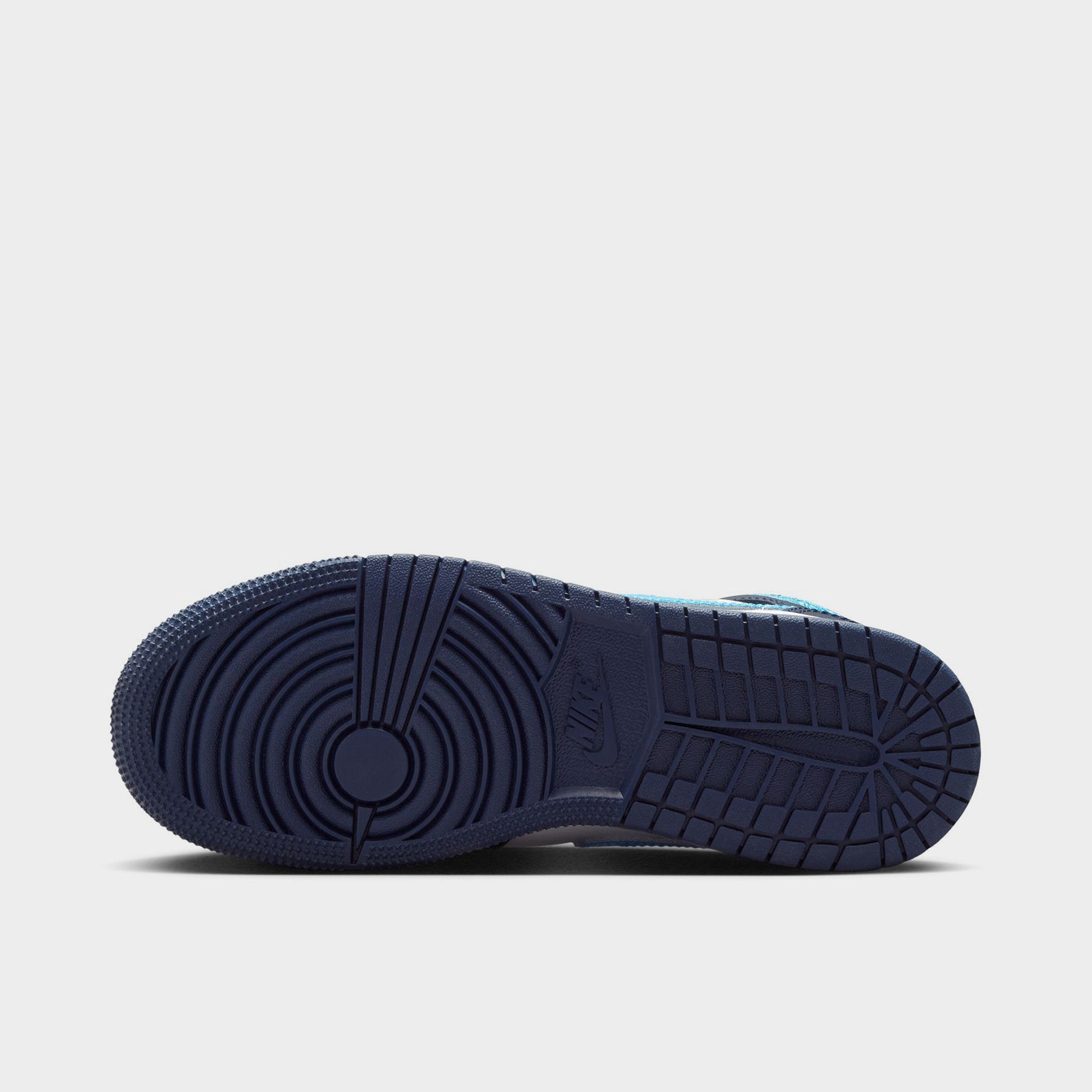 Jordan 1 Mid GS Obsidian / Dark Powder Blue - White – JD Sports