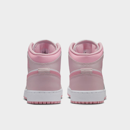 Jordan 1 Mid GS Pearl Pink / Medium Soft Pink - White