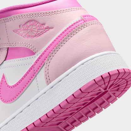 Jordan 1 Mid GS Pink Foam / Pink Foam - China Rose