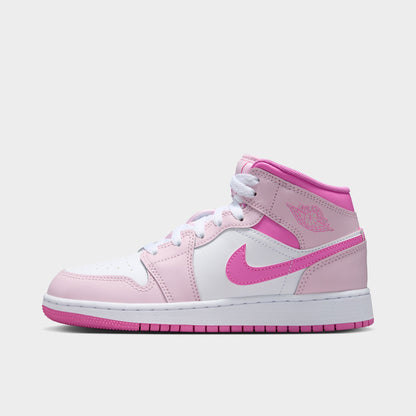 Jordan 1 Mid GS Pink Foam / Pink Foam - China Rose