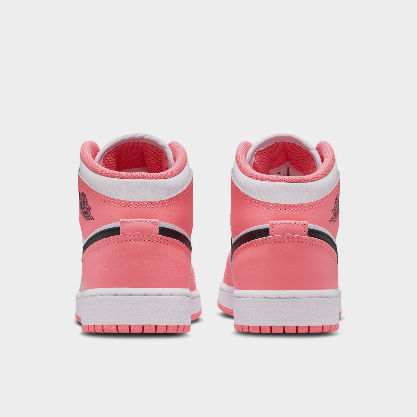 Jordan 1 Mid GS Pink Gaze / Black - White