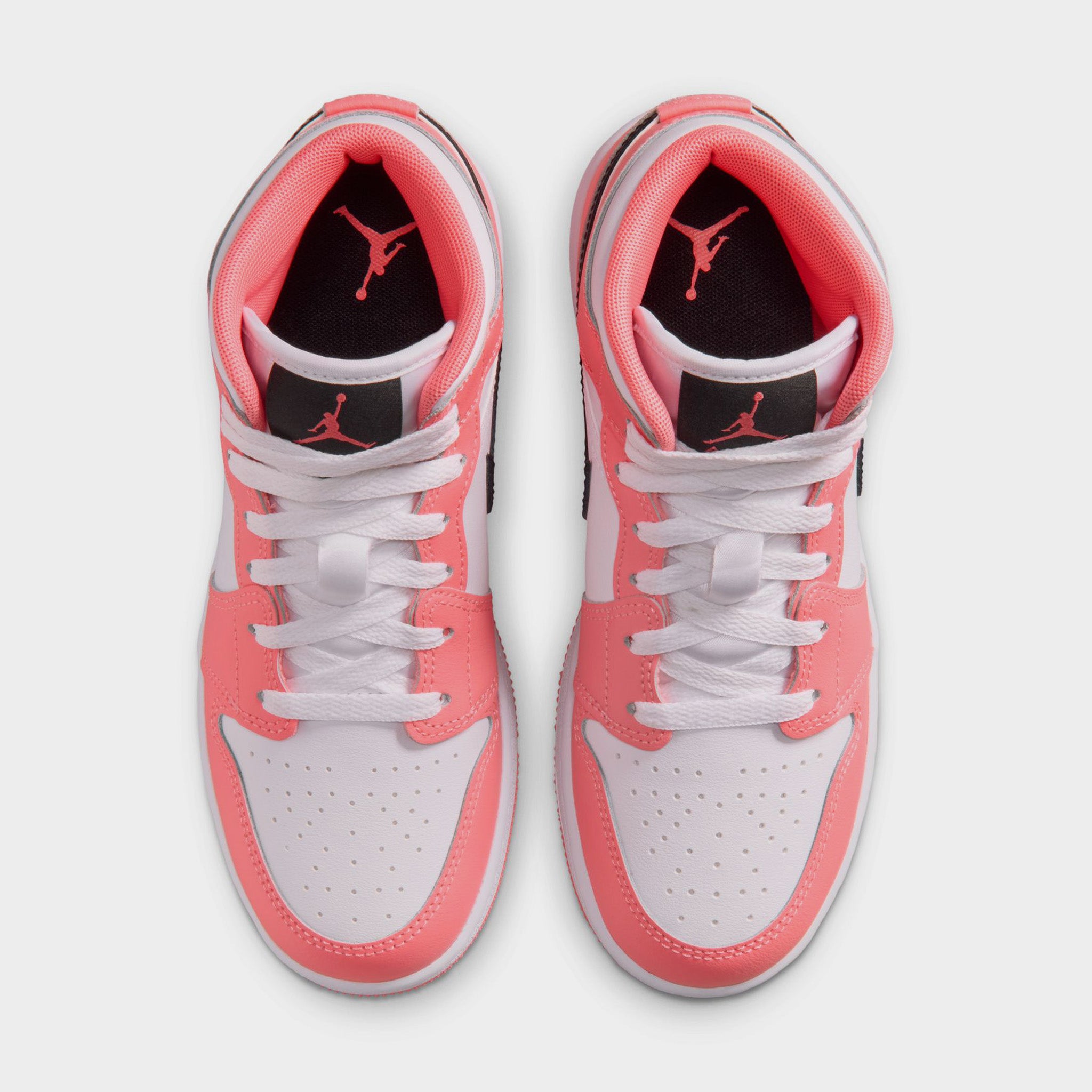 Jordan 1 Mid GS Pink Gaze / Black - White – JD Sports