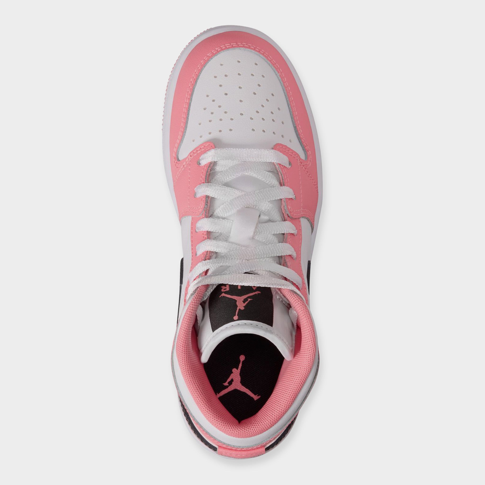 Jordan 1 Mid GS Pink Gaze / Black - White – JD Sports