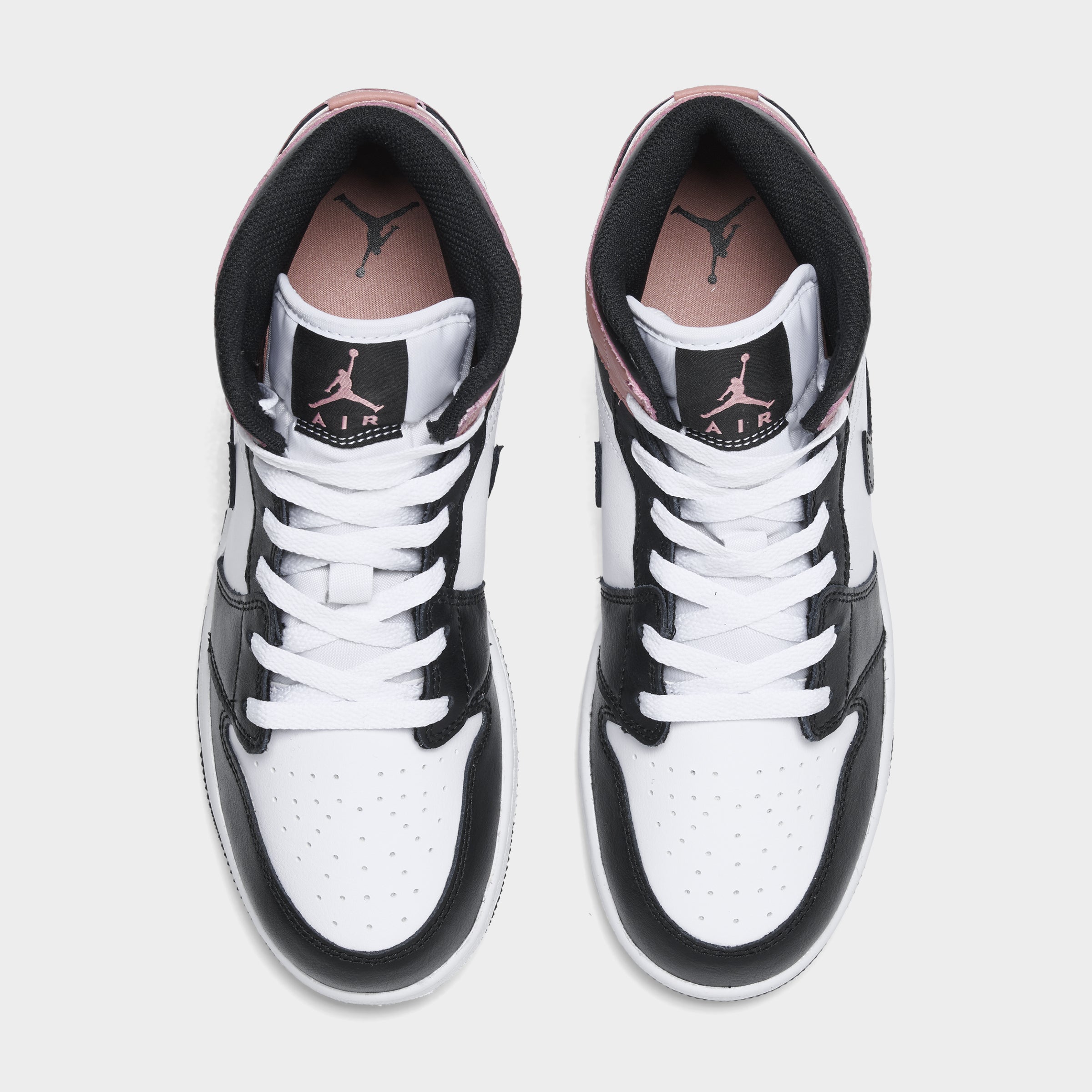 Jordan 1 Mid GS White / Black - Rust Pink – JD Sports