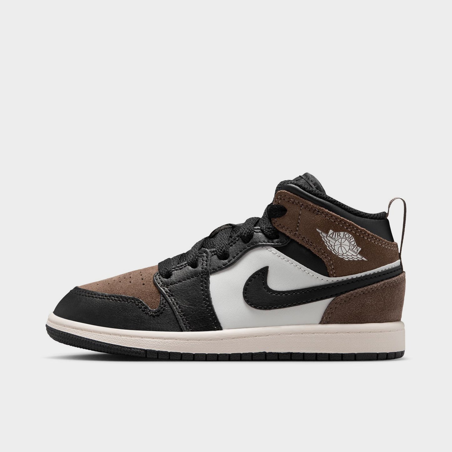 Jordan 1 Mid PS Noir / Phantom Palomino - Rouge Université