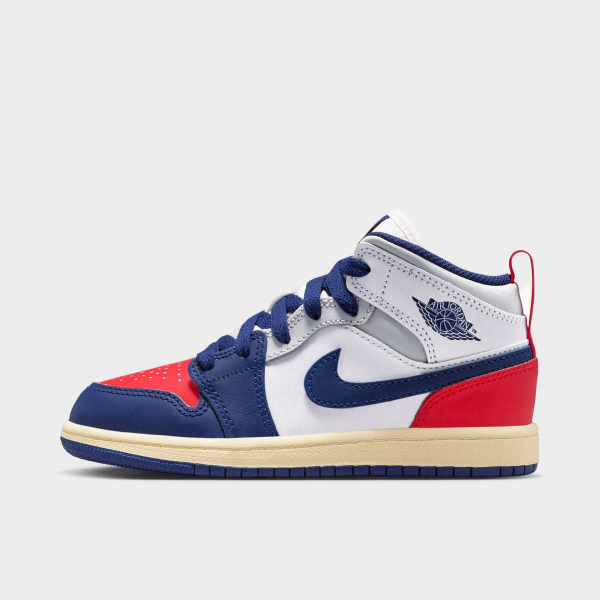 Jordan Mid PS White Deep Royal Blue University Red – JD Sports