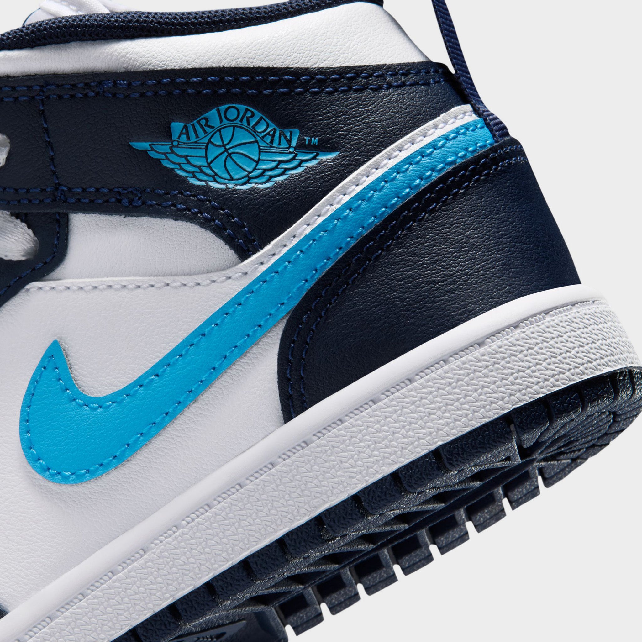 Jordan 1 Mid PS Obsidian / Dark Powder Blue - White – JD Sports