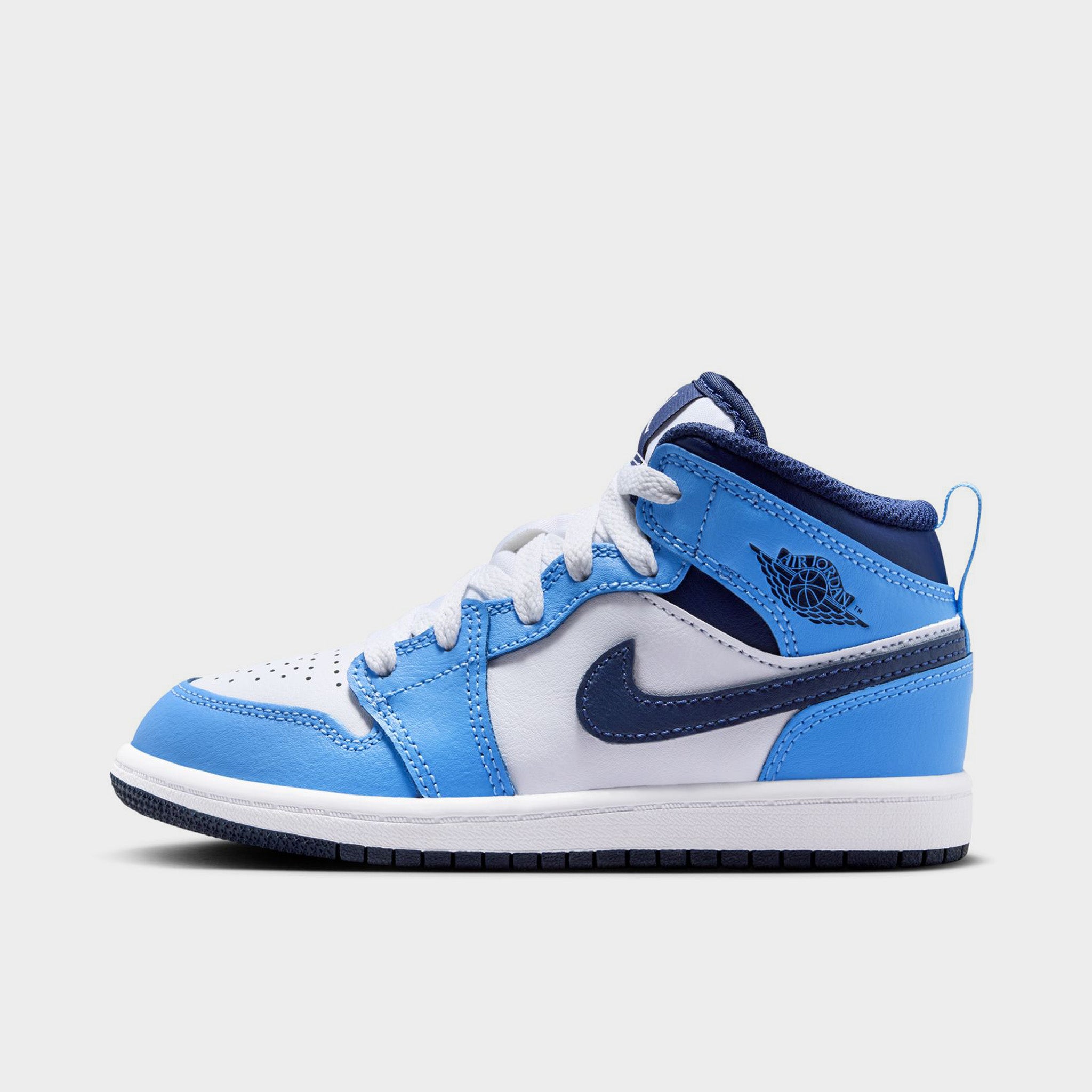 Jordan 1 Mid PS Midnight Navy / University Blue - White – JD Sports
