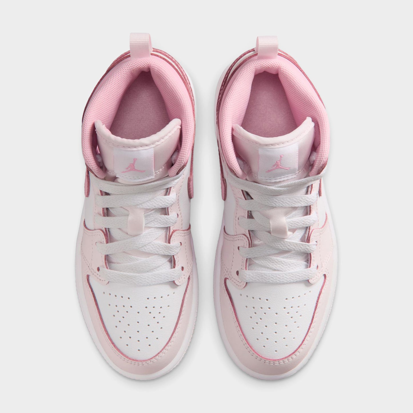 Jordan 1 Mid PS Pearl Pink / Medium Soft Pink - White