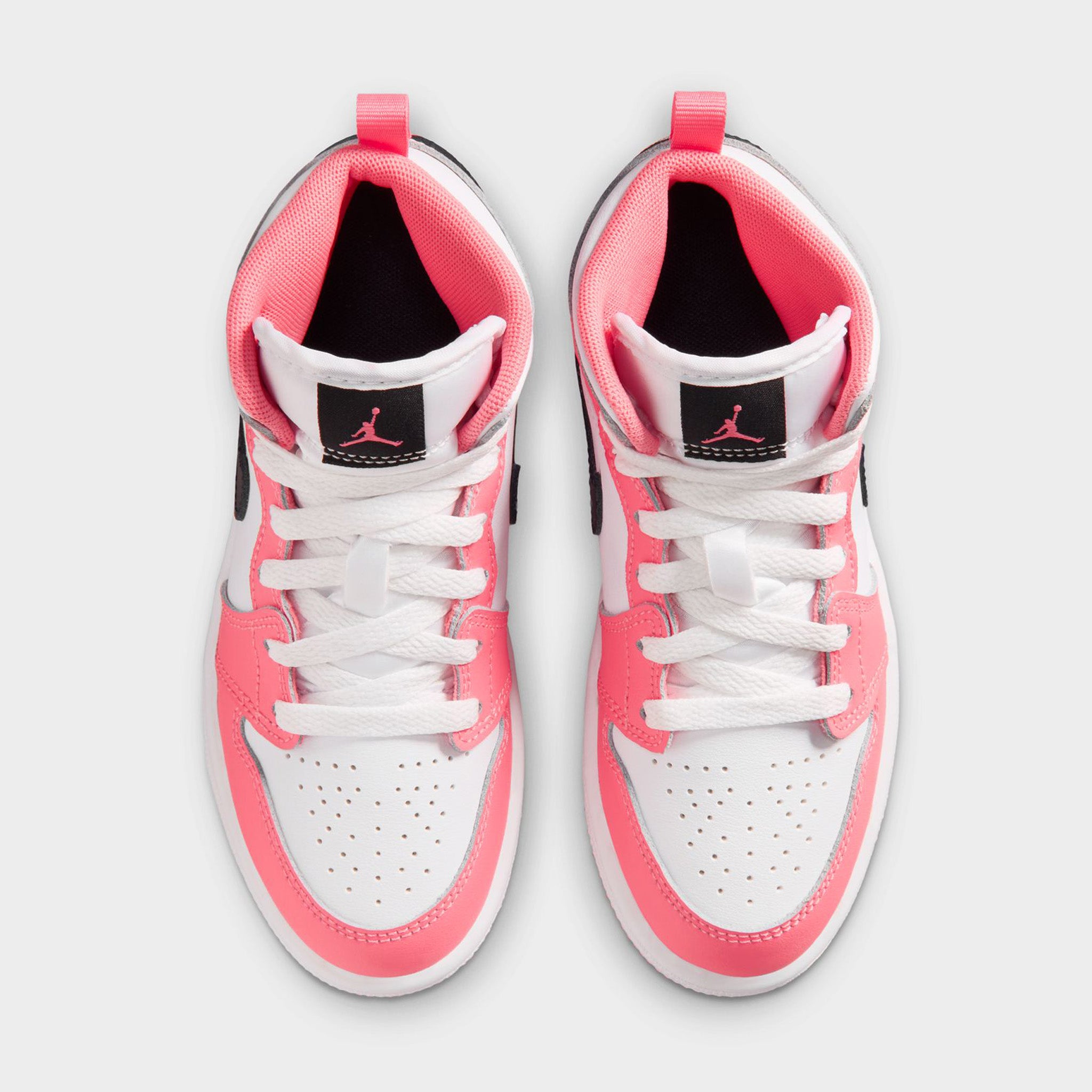 Jordan 1 Mid PS Pink Gaze / Black - White – JD Sports