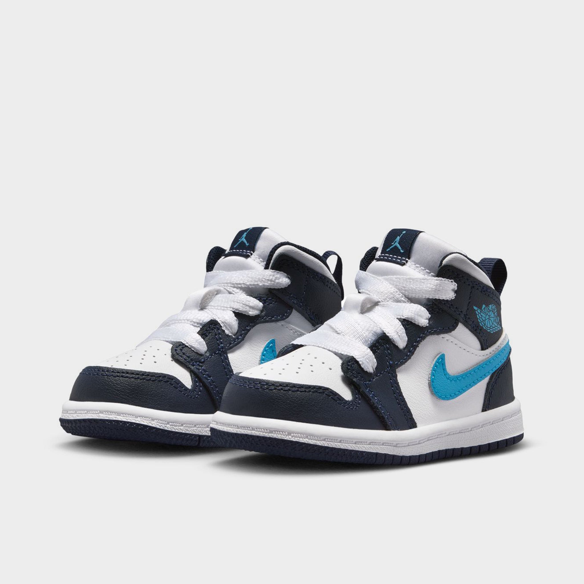 Jordan 1 Mid TD Obsidian / Dark Powder Blue - White – JD Sports