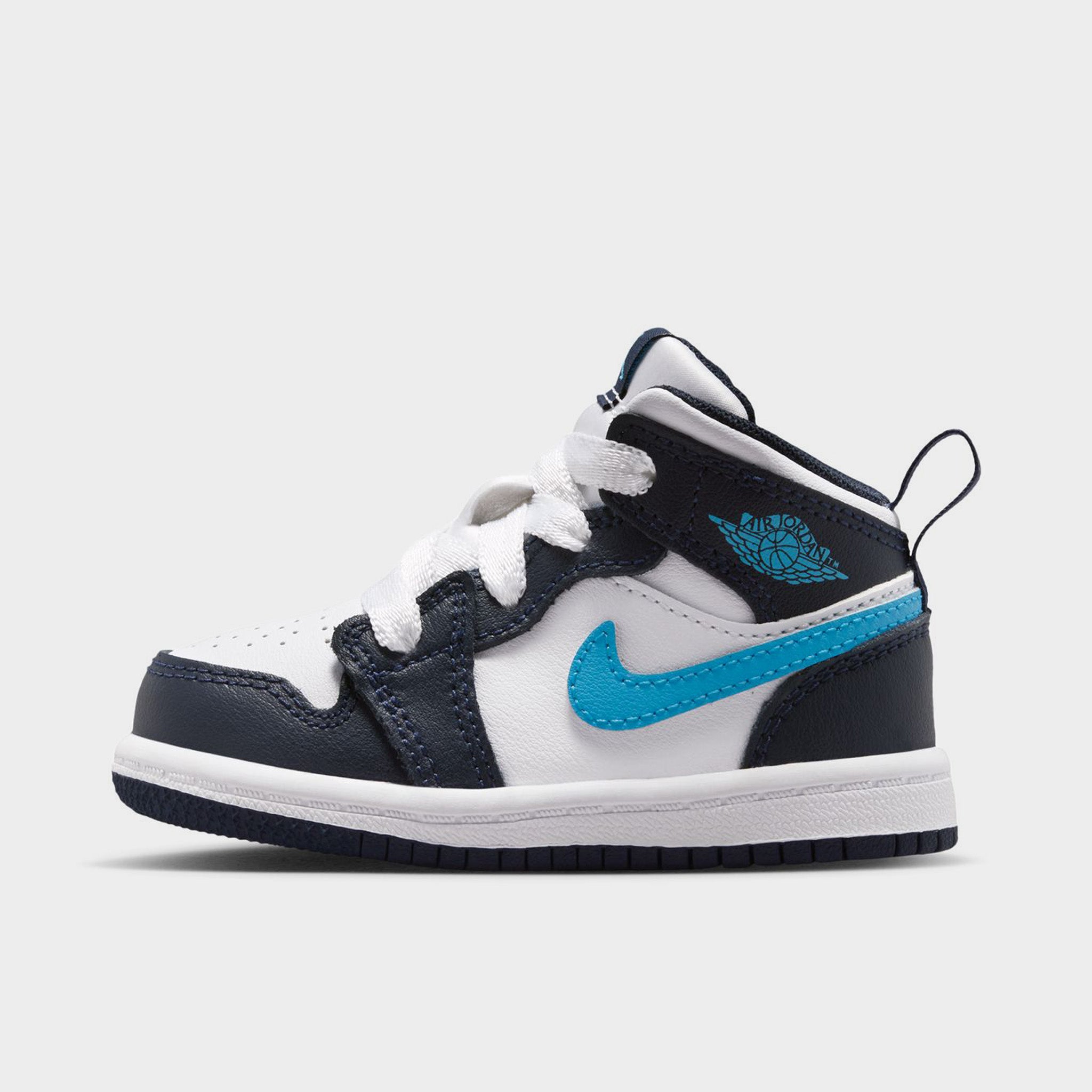 Jordan 1 Mid TD Obsidian / Dark Powder Blue - White – JD Sports
