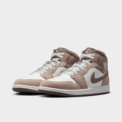 Jordan 1 Mid Enigma Stone / Olive Grey - Summit White