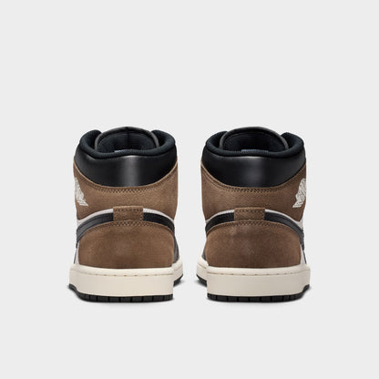 Jordan 1 Mid Noir / Phantom - Palomino