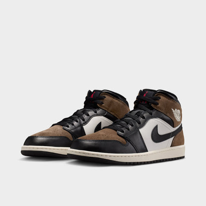 Jordan 1 Mid Noir / Phantom - Palomino
