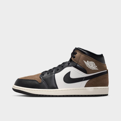 Jordan 1 Mid Noir / Phantom - Palomino