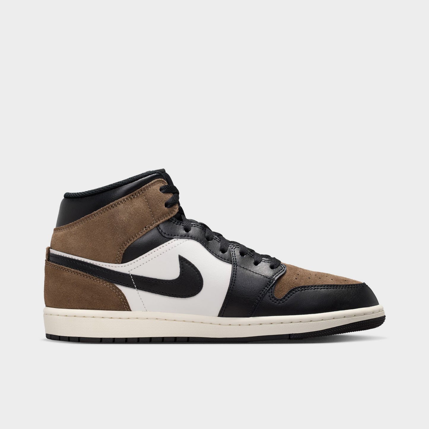 Jordan 1 Mid Noir / Phantom - Palomino