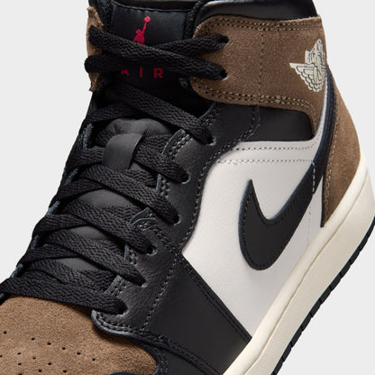 Jordan 1 Mid Noir / Phantom - Palomino