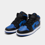 Jordan 1 Mid Black Royal Blue Black JD Sports