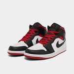 Jordan 1 mid best sale gym red white
