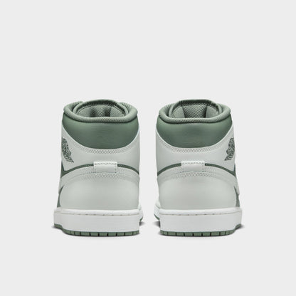 Jordan 1 Mid Summit White / Vintage Lichen