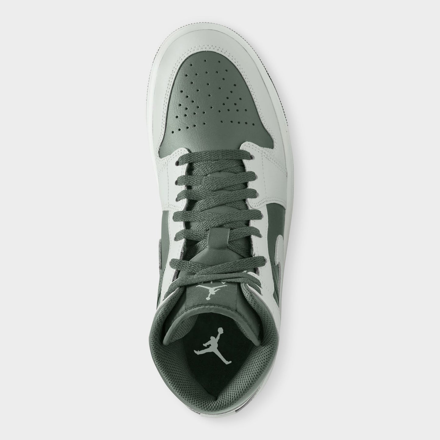 Jordan 1 Mid Summit White / Vintage Lichen