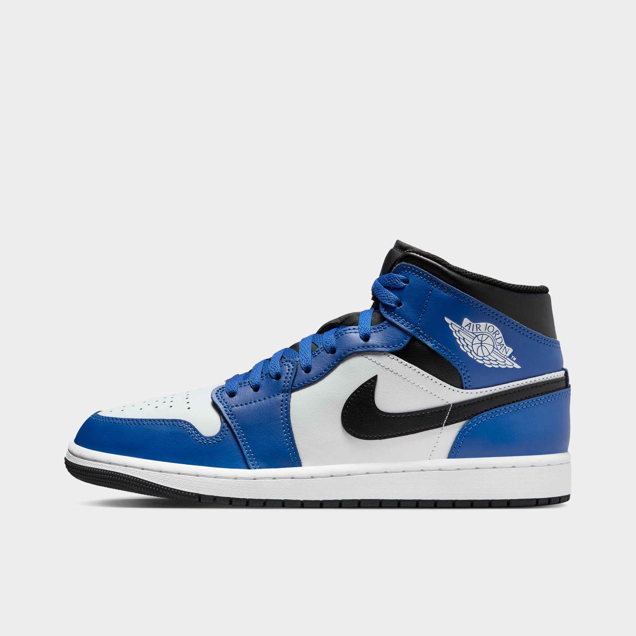 売れ筋がひ贈り物！ Mid 1 Jordan Game Sports JD | White - Black / Royal 靴