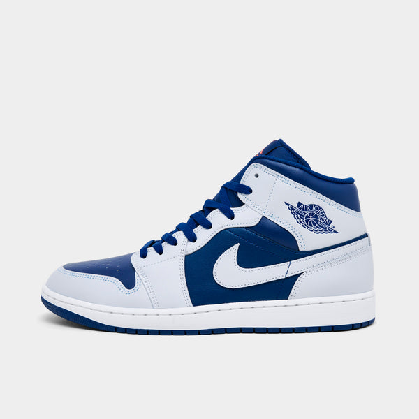 Jordan 1 Mid Grey / Blue – JD Sports