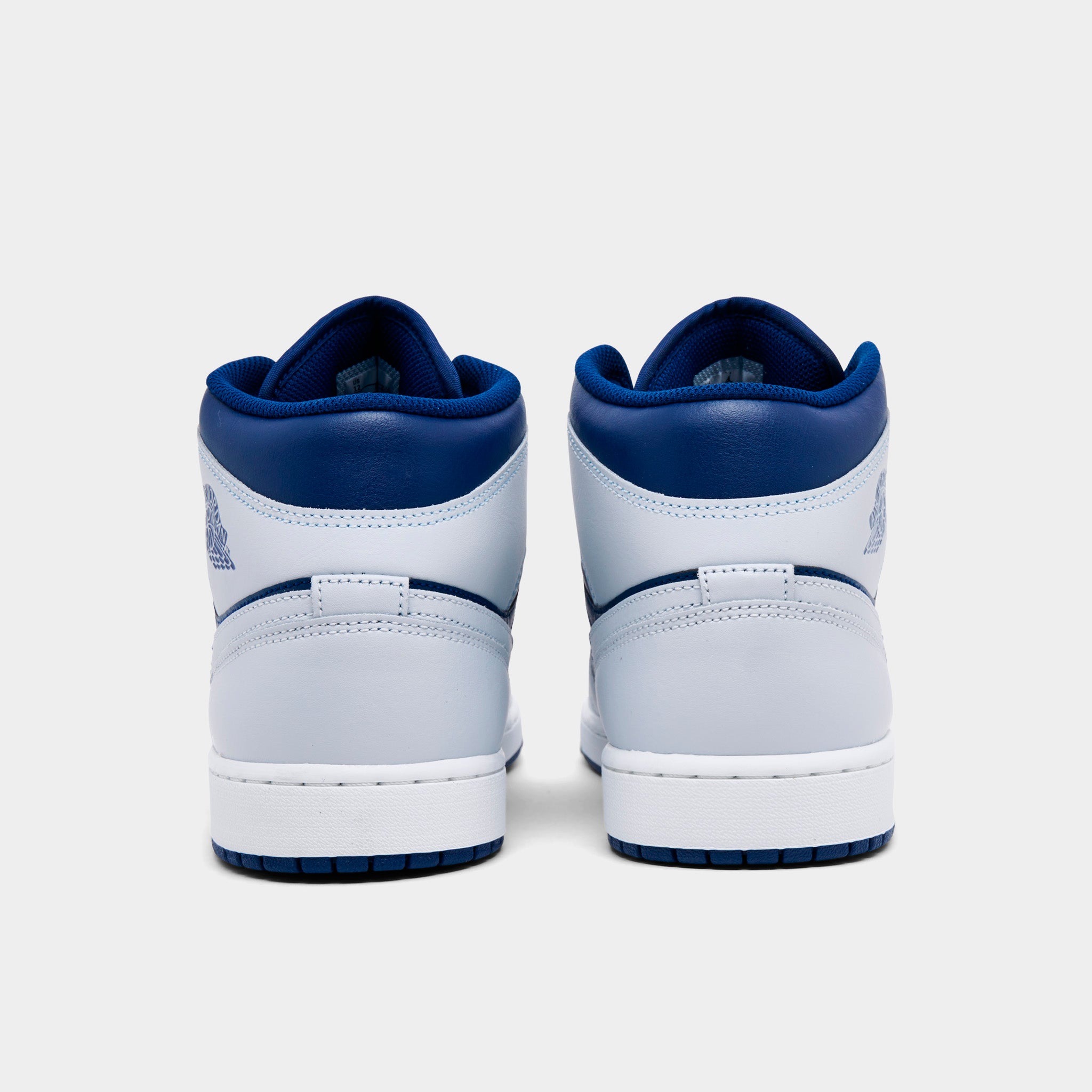 Jordan 1 Mid Grey / Blue – JD Sports