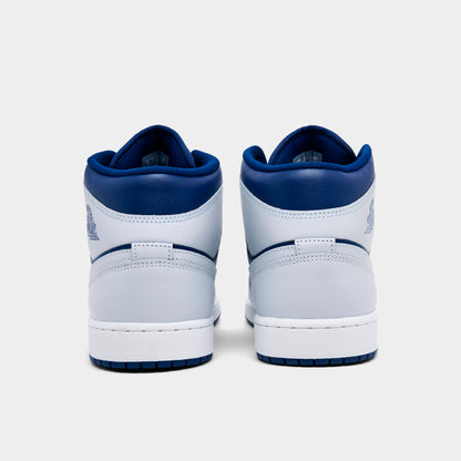 Air Jordan 1 Mid Grey / Blue