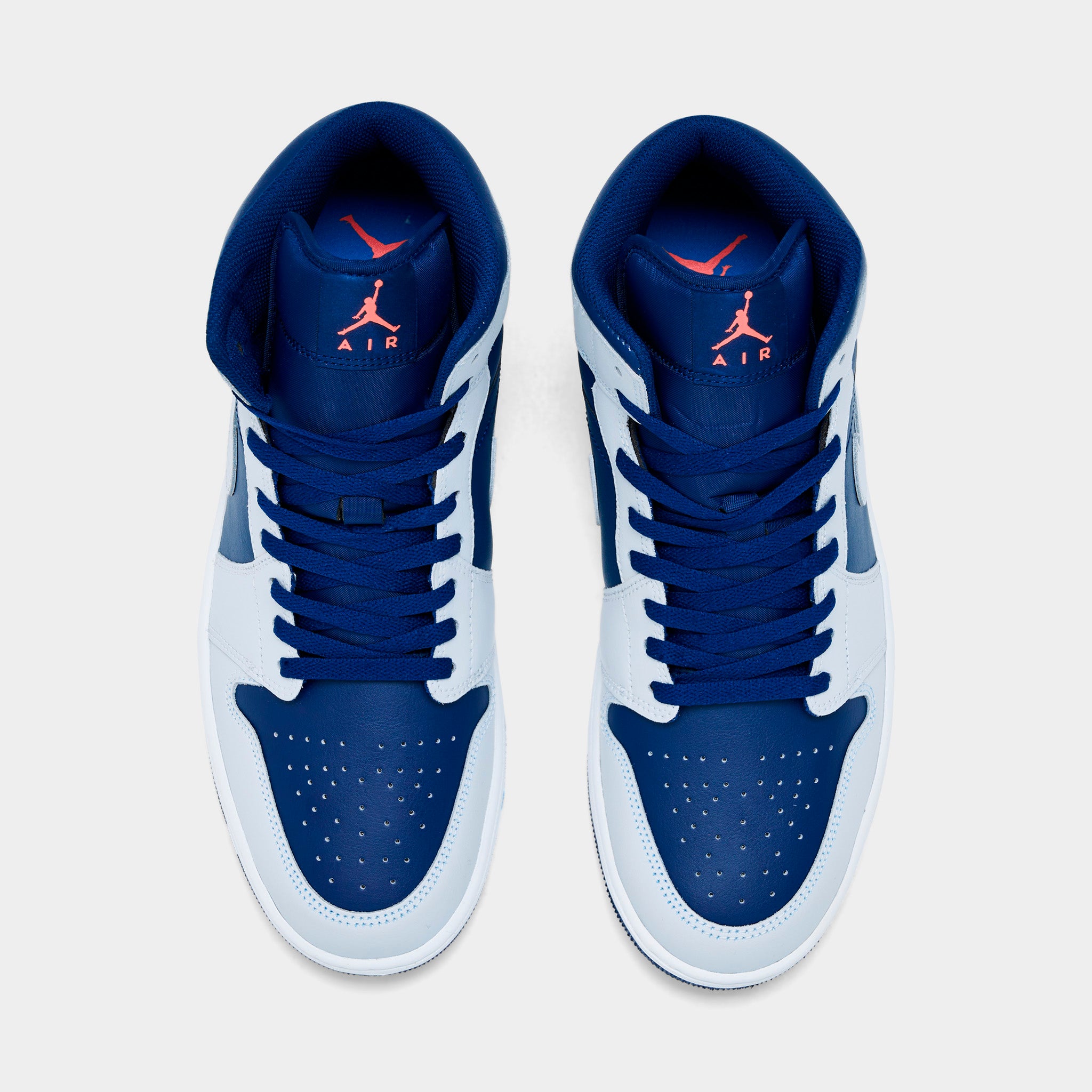 Jordan 1 Mid Grey / Blue – JD Sports
