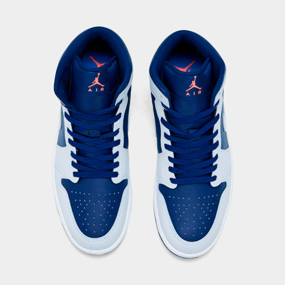 Air Jordan 1 Mid Grey / Blue