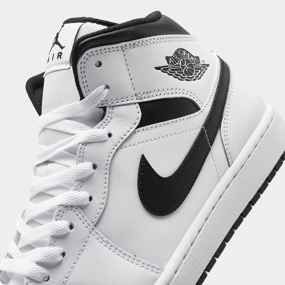 Jordan 1 Mid White / Black - White | JD Sports