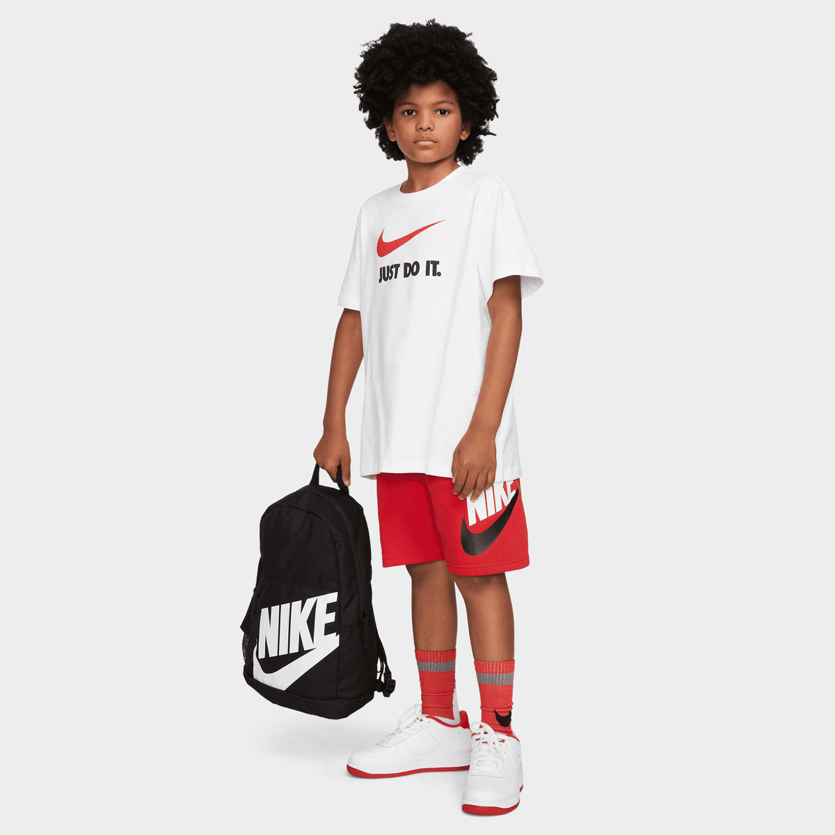 Nike Kids' Elemental Backpack Black / Black - White | JD Sports