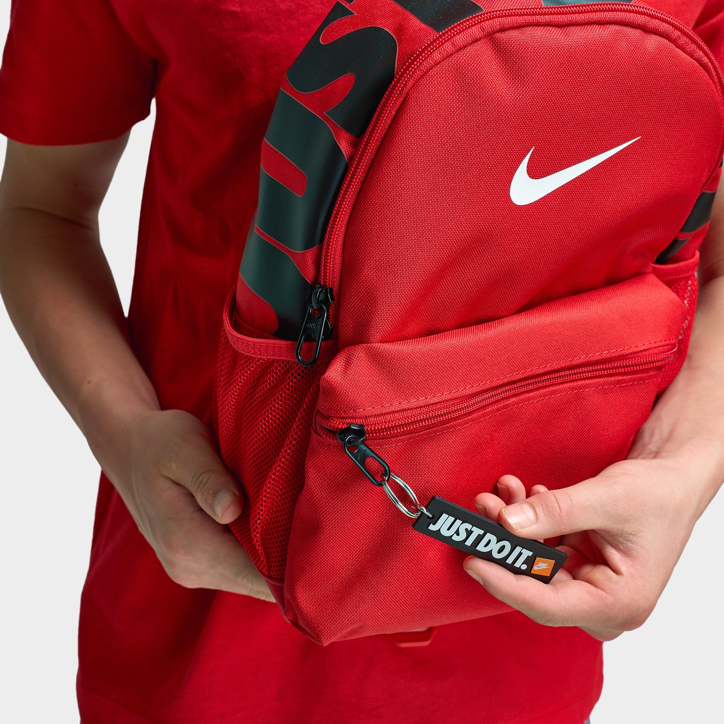 Nike Children's Brasilia JDI Mini Backpack / Red