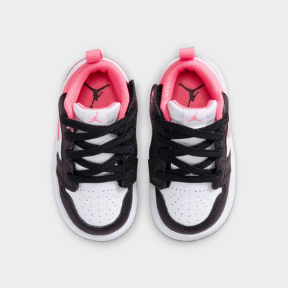 Jordan 1 Low Alt TD Black / Pink Gaze - White
