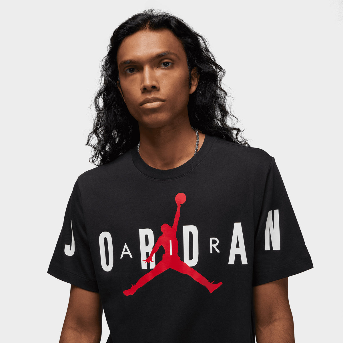 Jordan Air Stretch T-shirt Black / White - Black | JD Sports Canada