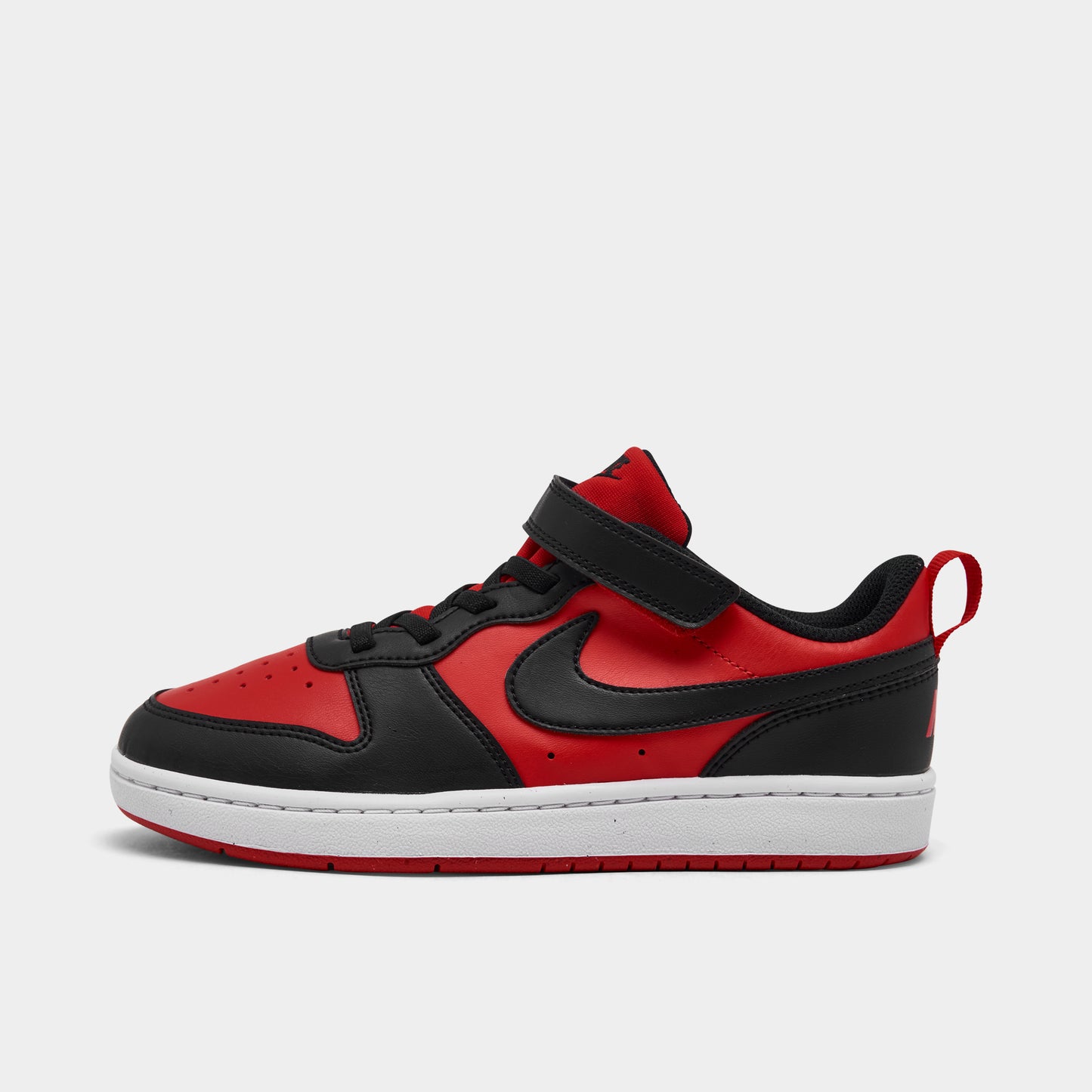 Nike Court Borough Low Recraft PS Rouge universitaire / Noir - Blanc