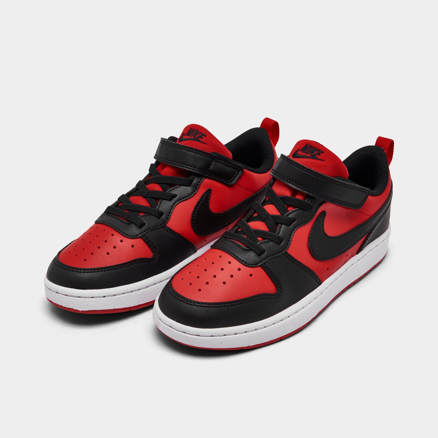 Nike Court Borough Low Recraft PS Rouge universitaire / Noir - Blanc