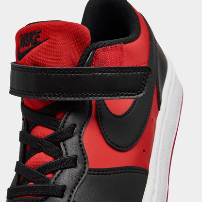 Nike Court Borough Low Recraft PS Rouge universitaire / Noir - Blanc