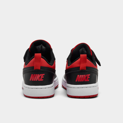 Nike Court Borough Low Recraft PS Rouge universitaire / Noir - Blanc