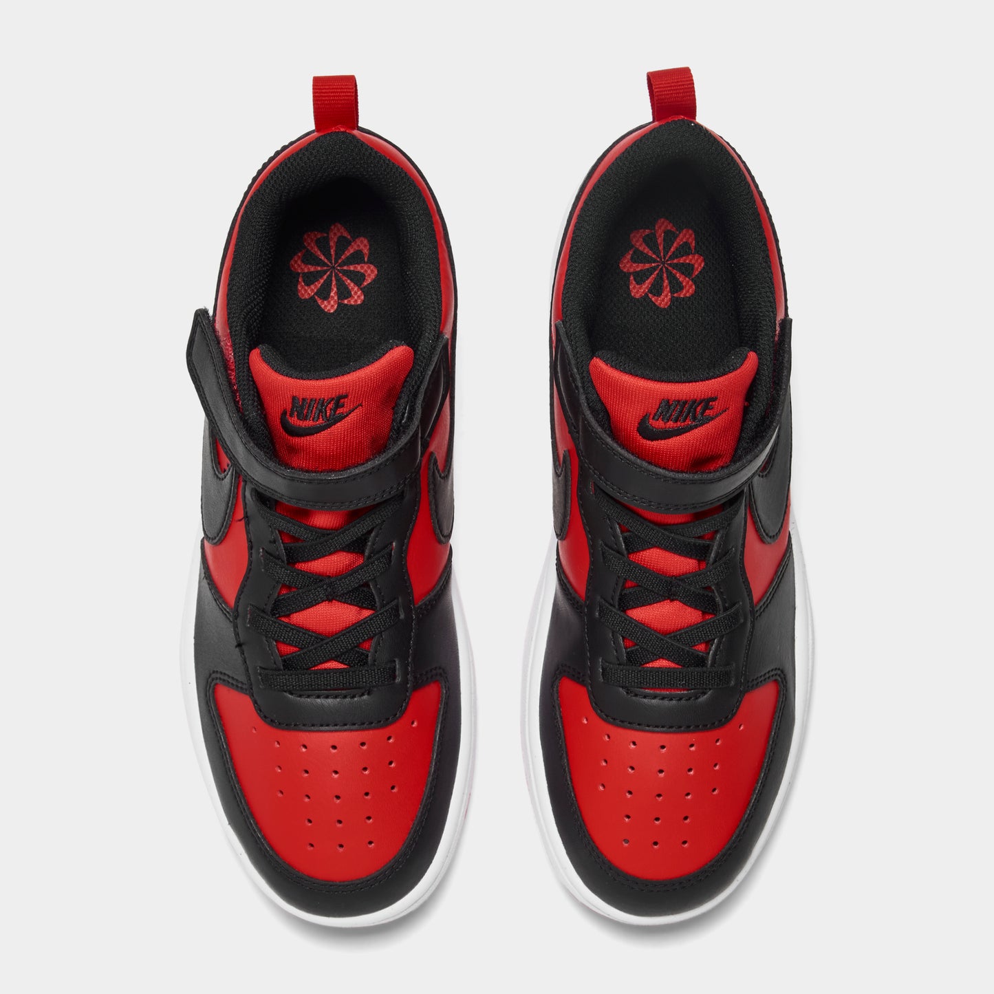 Nike Court Borough Low Recraft PS Rouge universitaire / Noir - Blanc