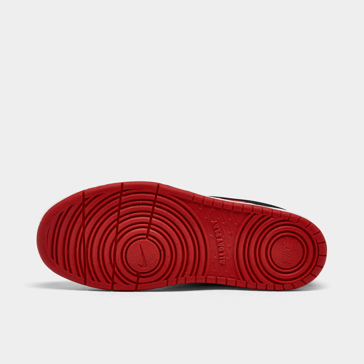 Nike Court Borough Low Recraft PS Rouge universitaire / Noir - Blanc