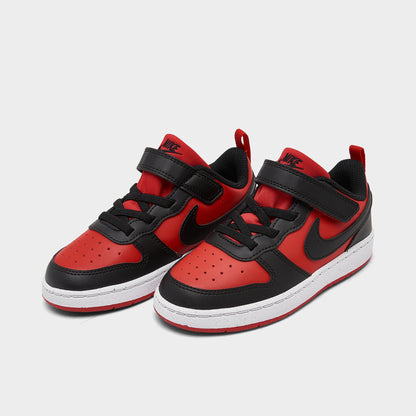 Nike Court Borough Low Recraft TD Rouge Université / Noir - Blanc