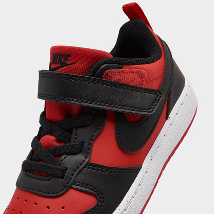 Nike Court Borough Low Recraft TD Rouge Université / Noir - Blanc